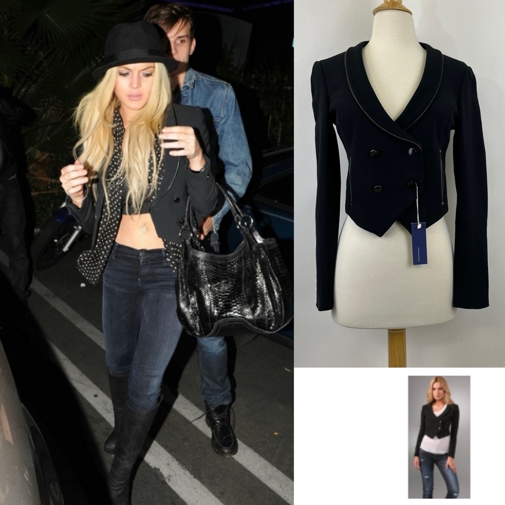 NWT REBECCA MINKOFF Bolero Blazer Size 6